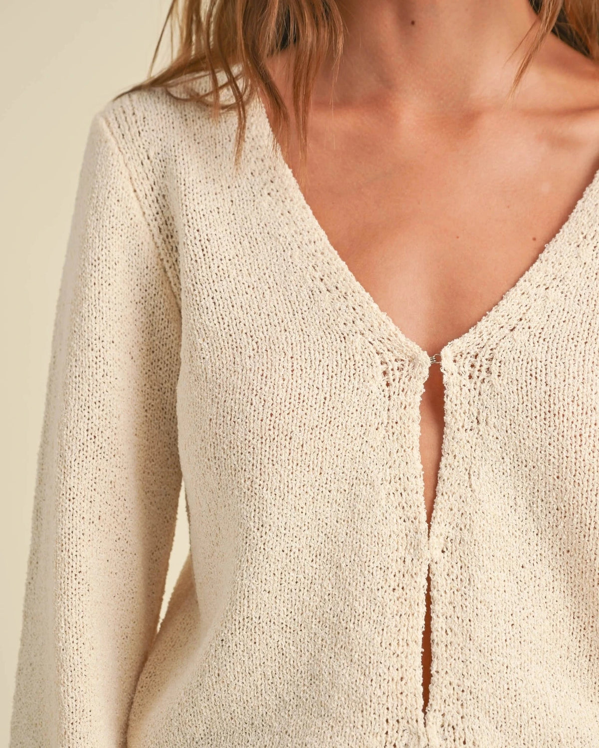 Light Weight Long Sleeve Knit Cardigan