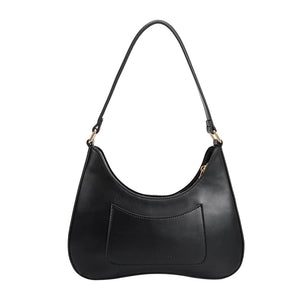 Recycled Vegan Leather Shoulder Bag, Small